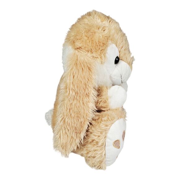 Bunny Rabbit Plush Easter Spring Tan Long Ears Shaggy Large Feet Best Made Toys - Picture 4 of 13
